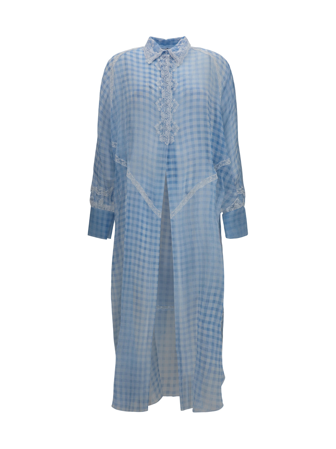 ERMANNO SCERVINO 40 long shirt dress with lace details