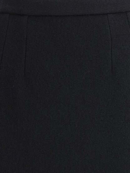 DOLCE &amp; GABBANA 40 wool pencil skirt 