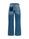 straight-leg jeans
