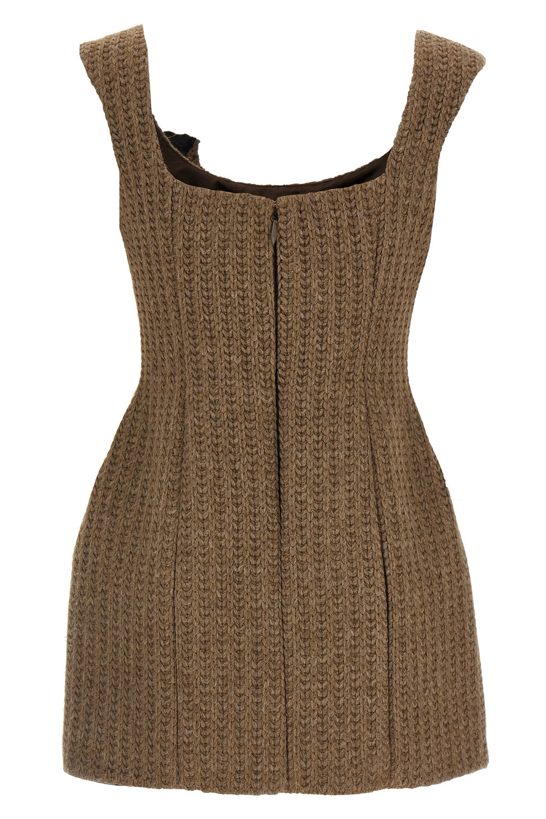 GIUSEPPE DI MORABITO 38 knitted wool mini dress