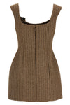 knitted wool mini dress