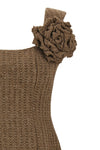 knitted wool mini dress