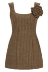 knitted wool mini dress