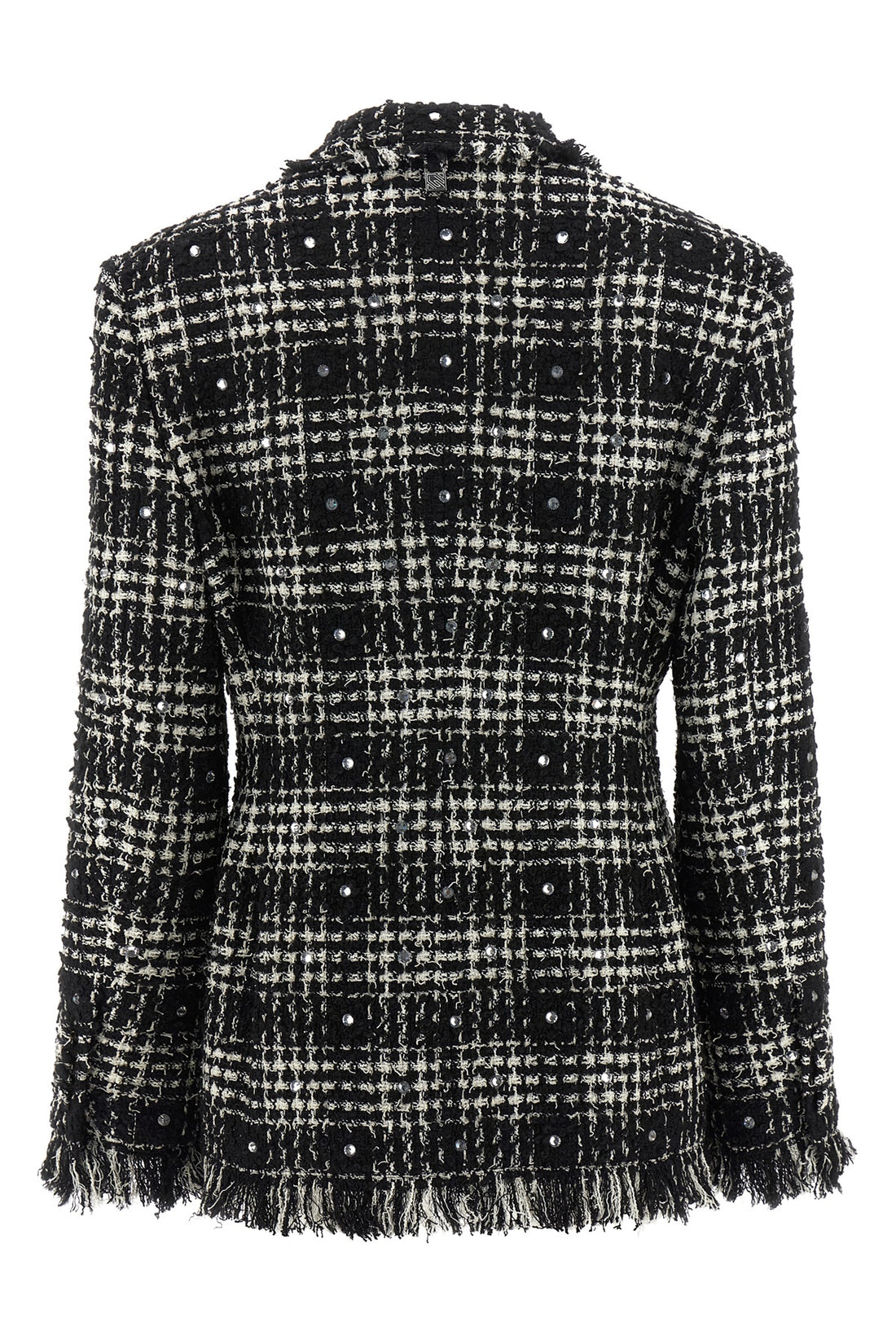 GIUSEPPE DI MORABITO 40 double-breasted wool blend tweed blazer