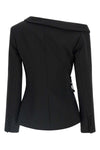 wool canvas blazer