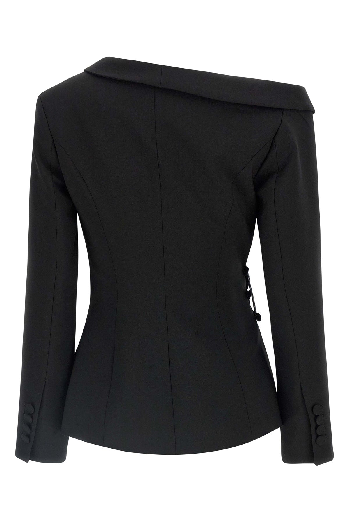 wool canvas blazer