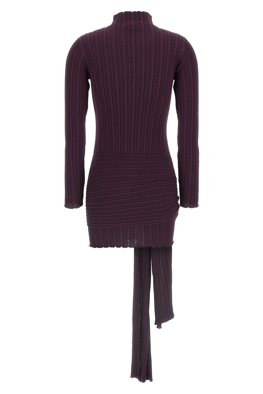 GIUSEPPE DI MORABITO XS mini dress in stretch ribbed merino wool blend