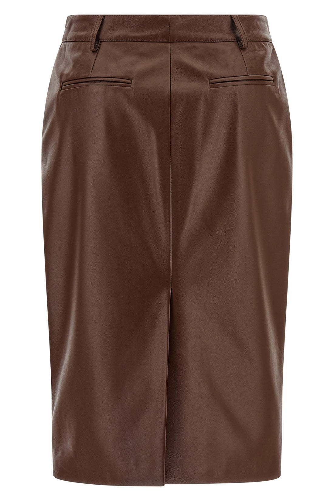 GIUSEPPE DI MORABITO 38 leather midi skirt