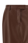 leather midi skirt