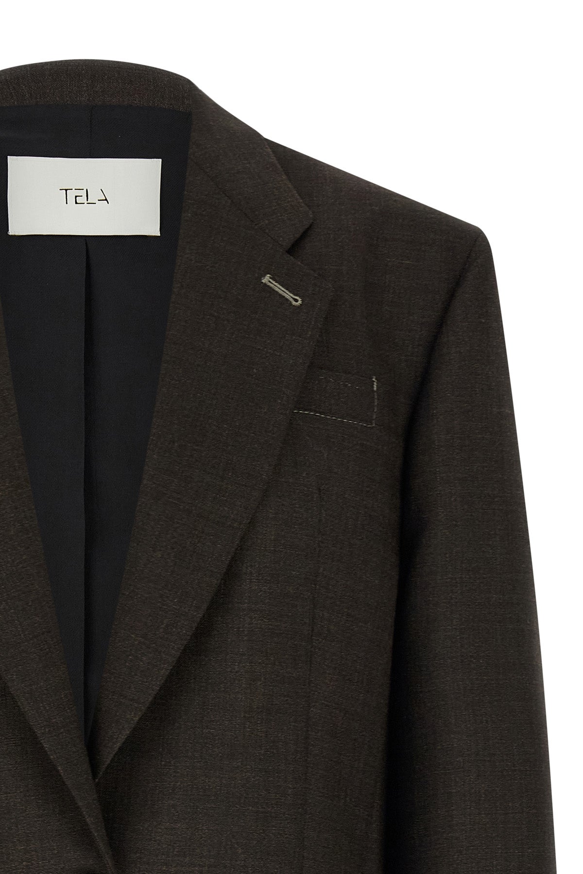 the tela miranda blazer redefines contemporary tailoring through an oversized