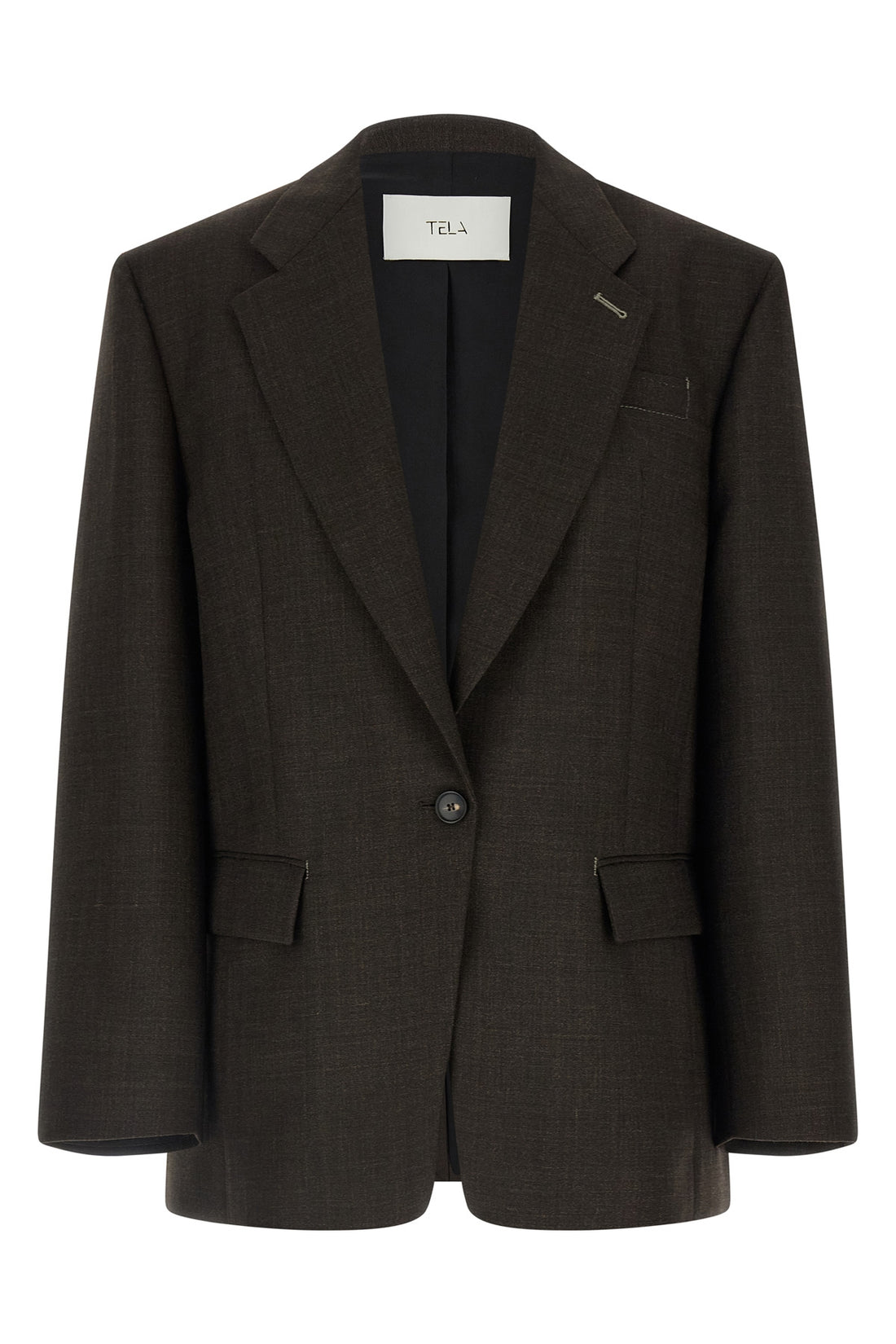 TELA 40 the tela miranda blazer redefines contemporary tailoring through an oversized