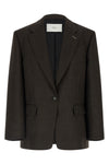 the tela miranda blazer redefines contemporary tailoring through an oversized