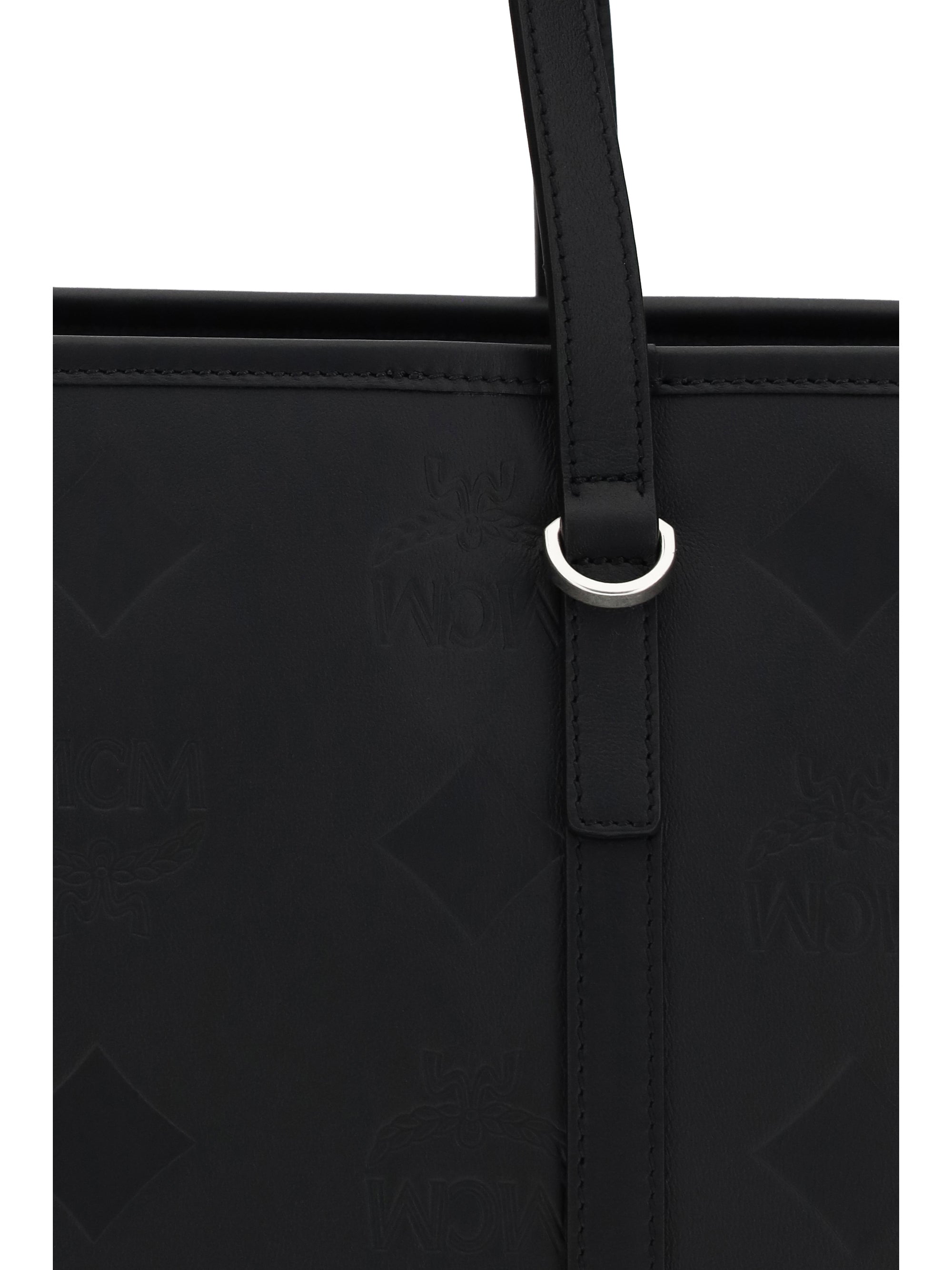 toni tote bag with embossed maxi visetos motif