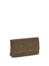grained leather wallet