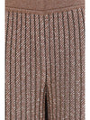 tailored pants in lamé viscose with sequins