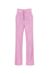pants in a stretch cotton blend embellished
