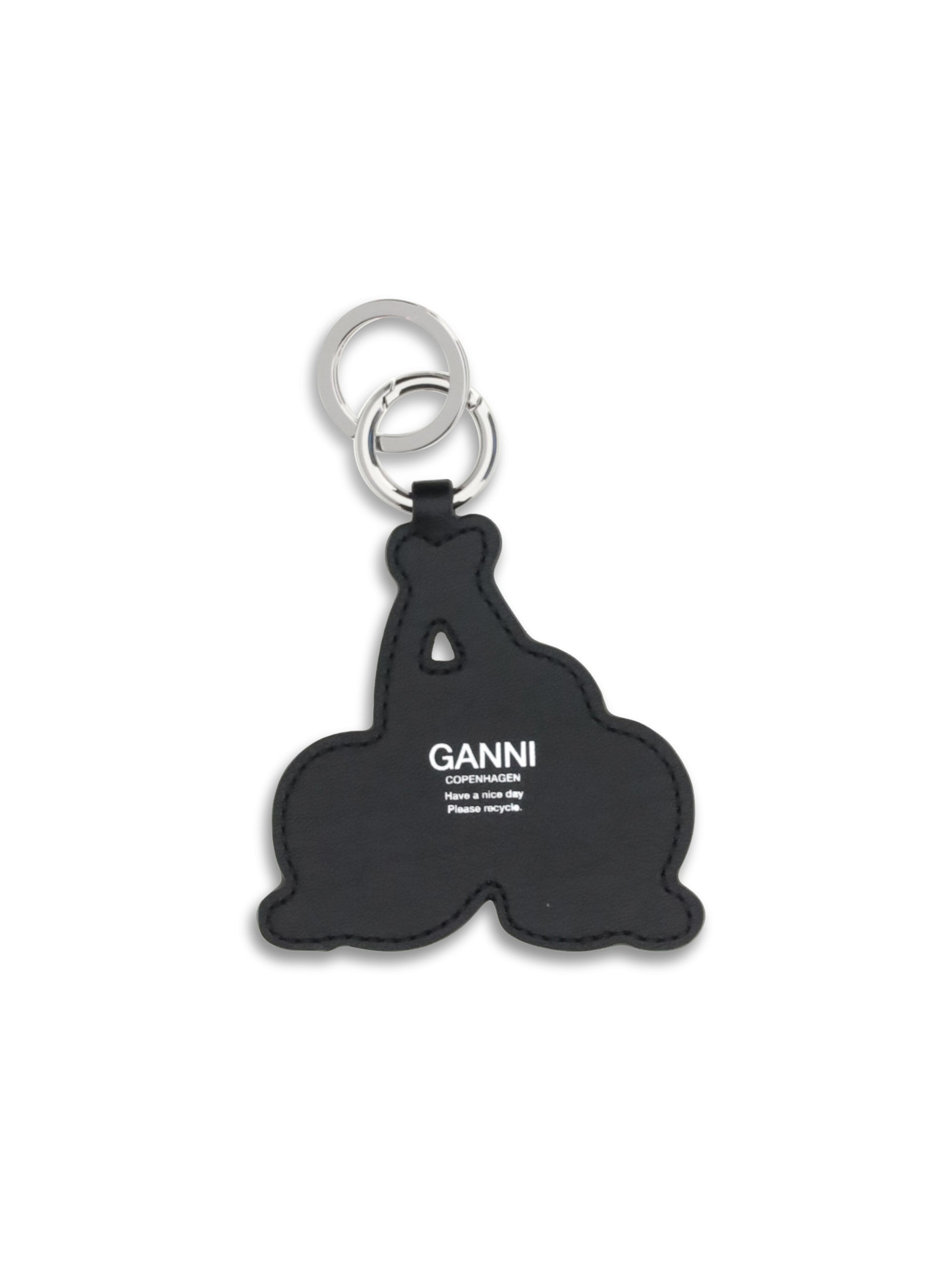 GANNI OS cherry keyring
