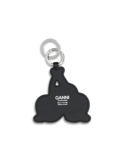 GANNI OS cherry keyring