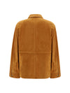suede goat leather workwear jacket