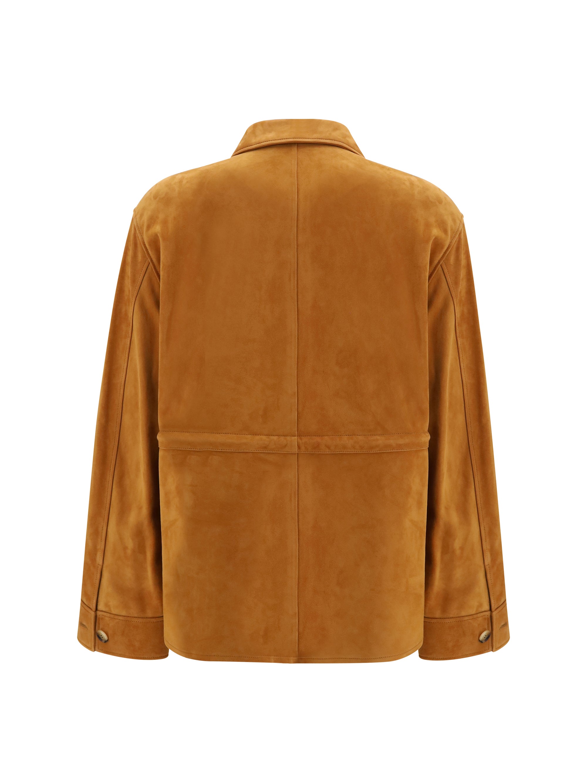 suede goat leather workwear jacket