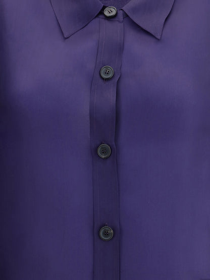 KHAITE M semi-sheer herschel top