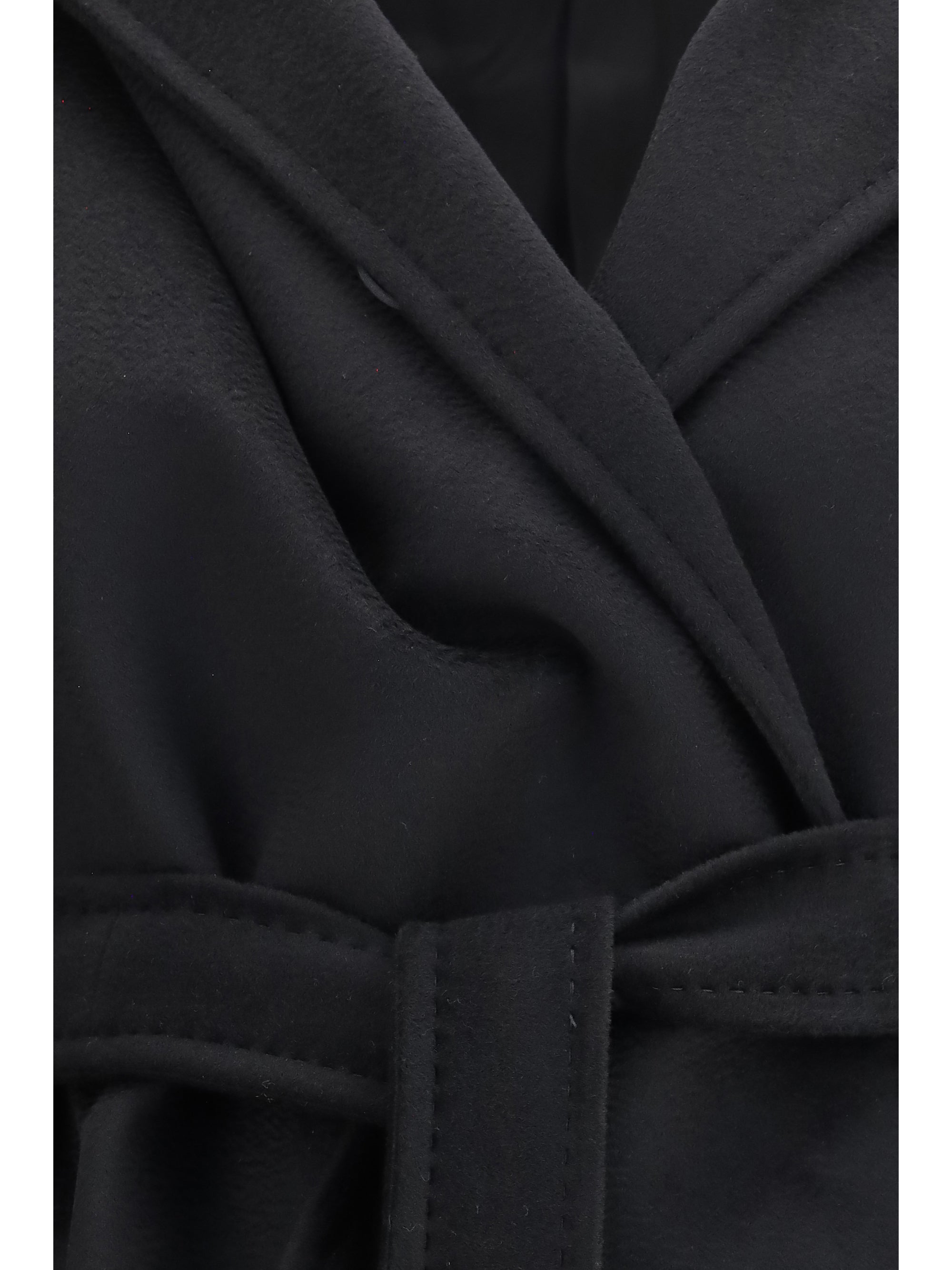wool drap robe coat