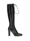 lace-up knee-high boots