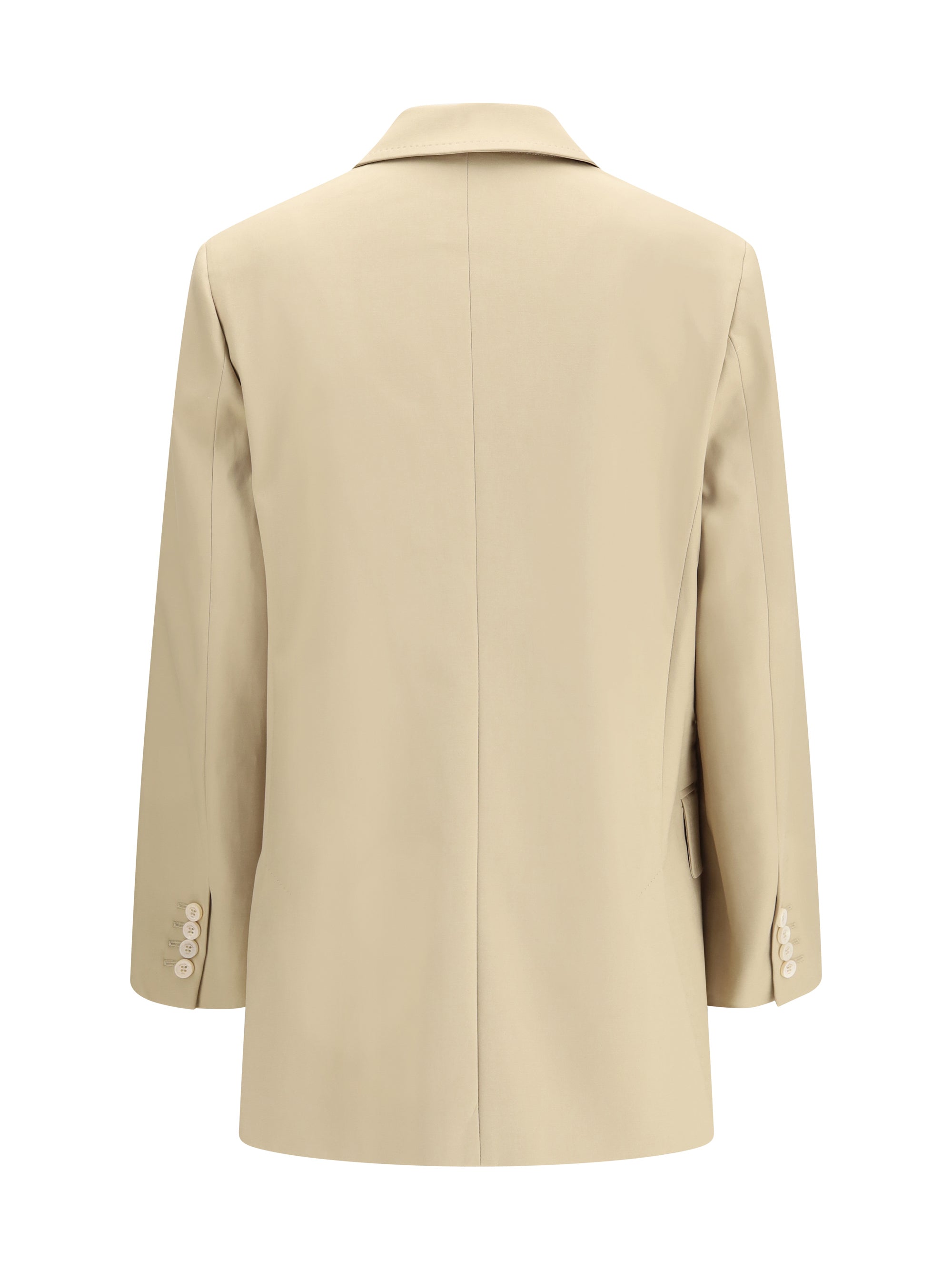 MAX MARA 38 olimpia stretch canvas jacket