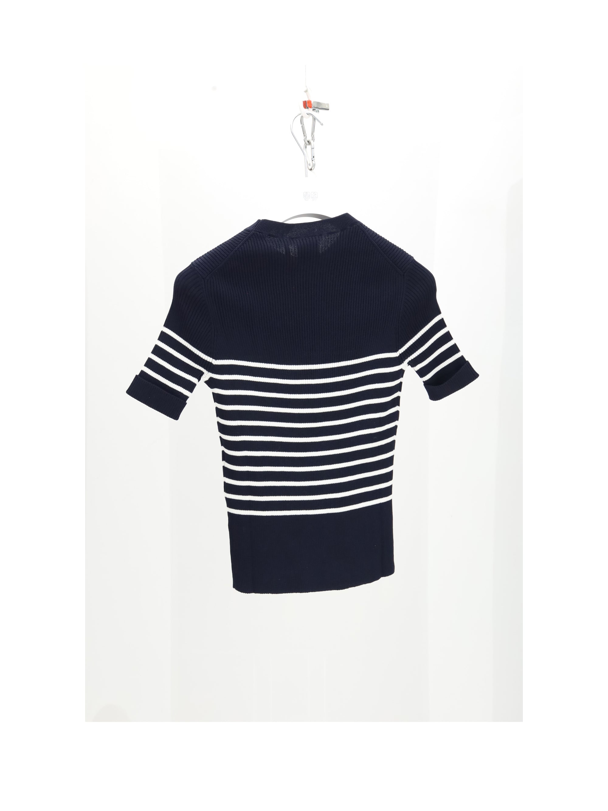 top knitwear marinier con logo