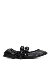 Alaïa Patent Leather Sphere Ballet Flats