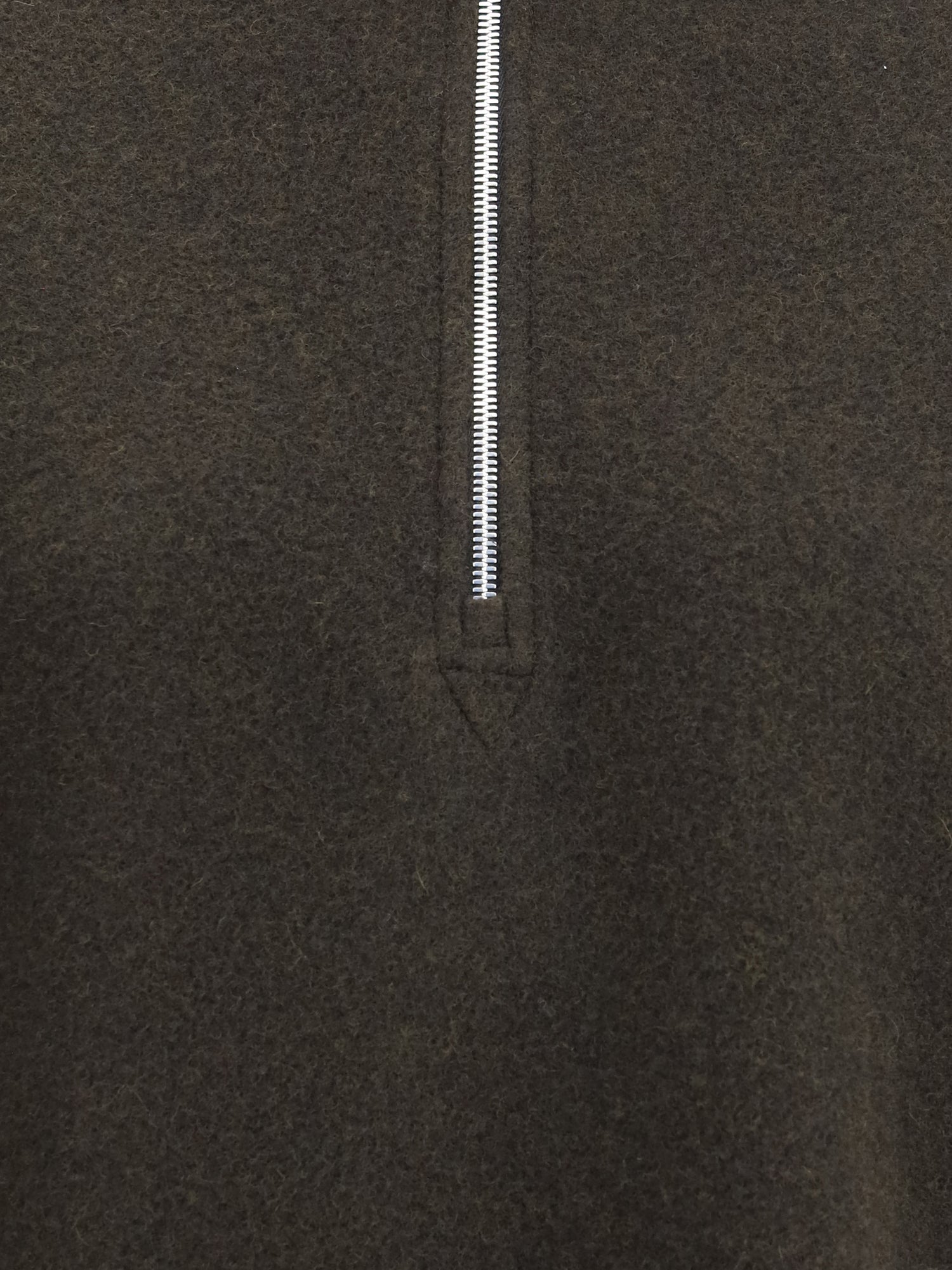 RIER S suede wool pile athletic jacket