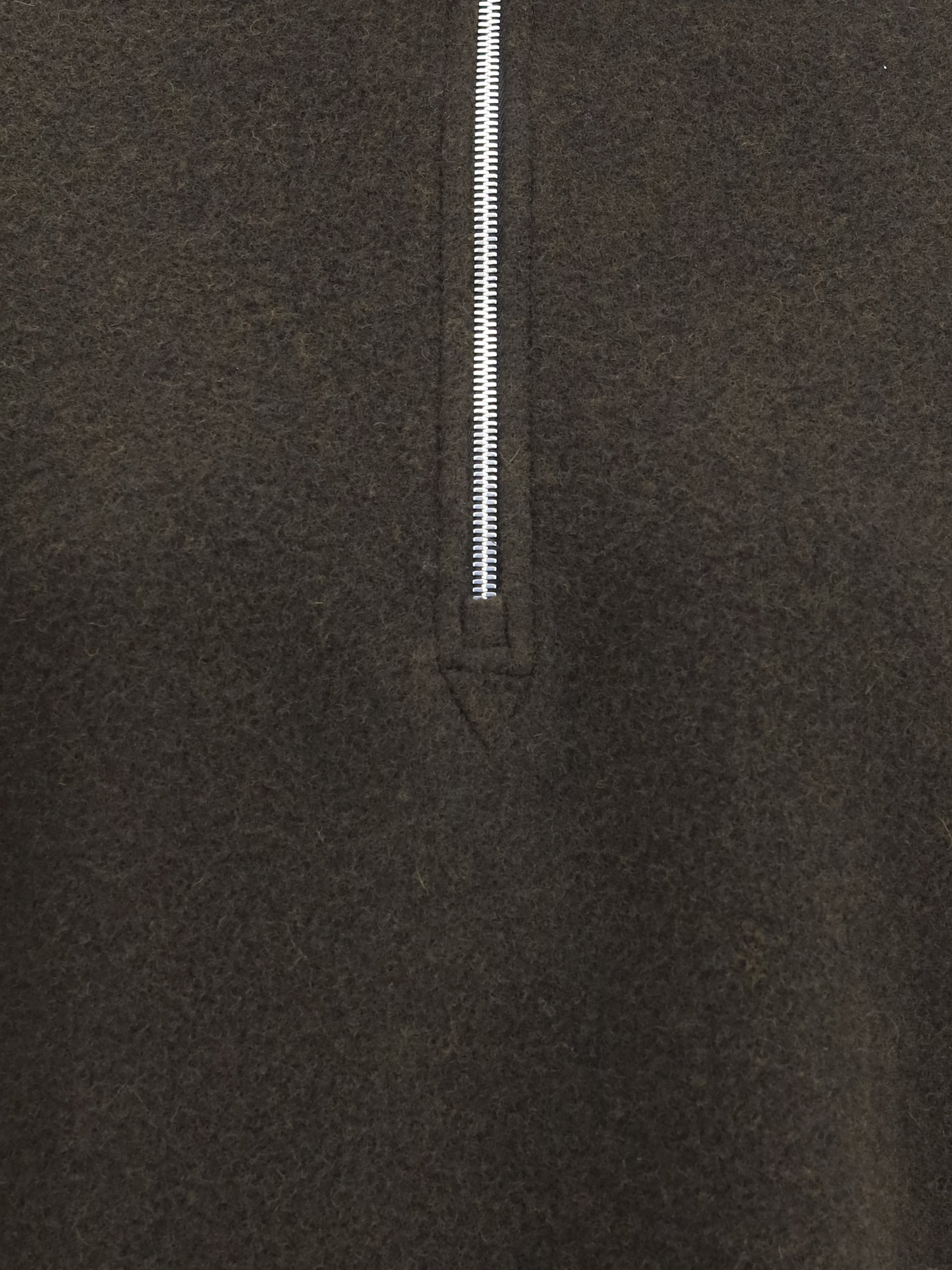 RIER S suede wool pile athletic jacket