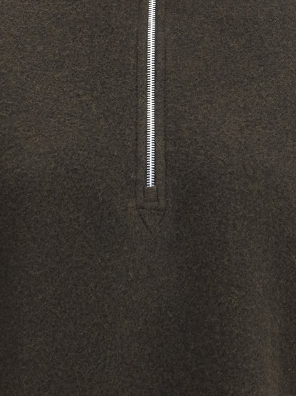 RIER S suede wool pile athletic jacket