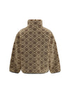 t monogram fleece jacket