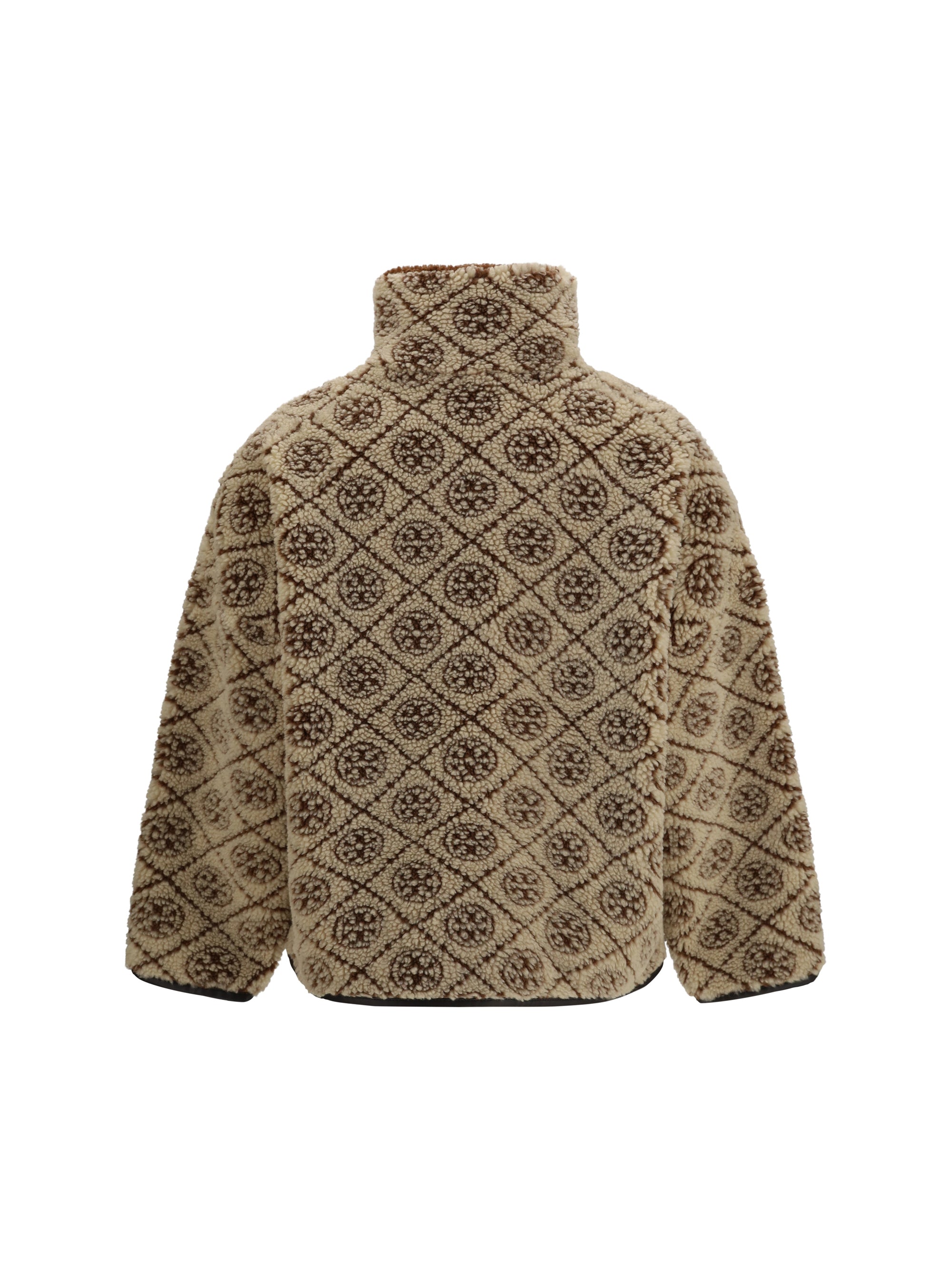 t monogram fleece jacket