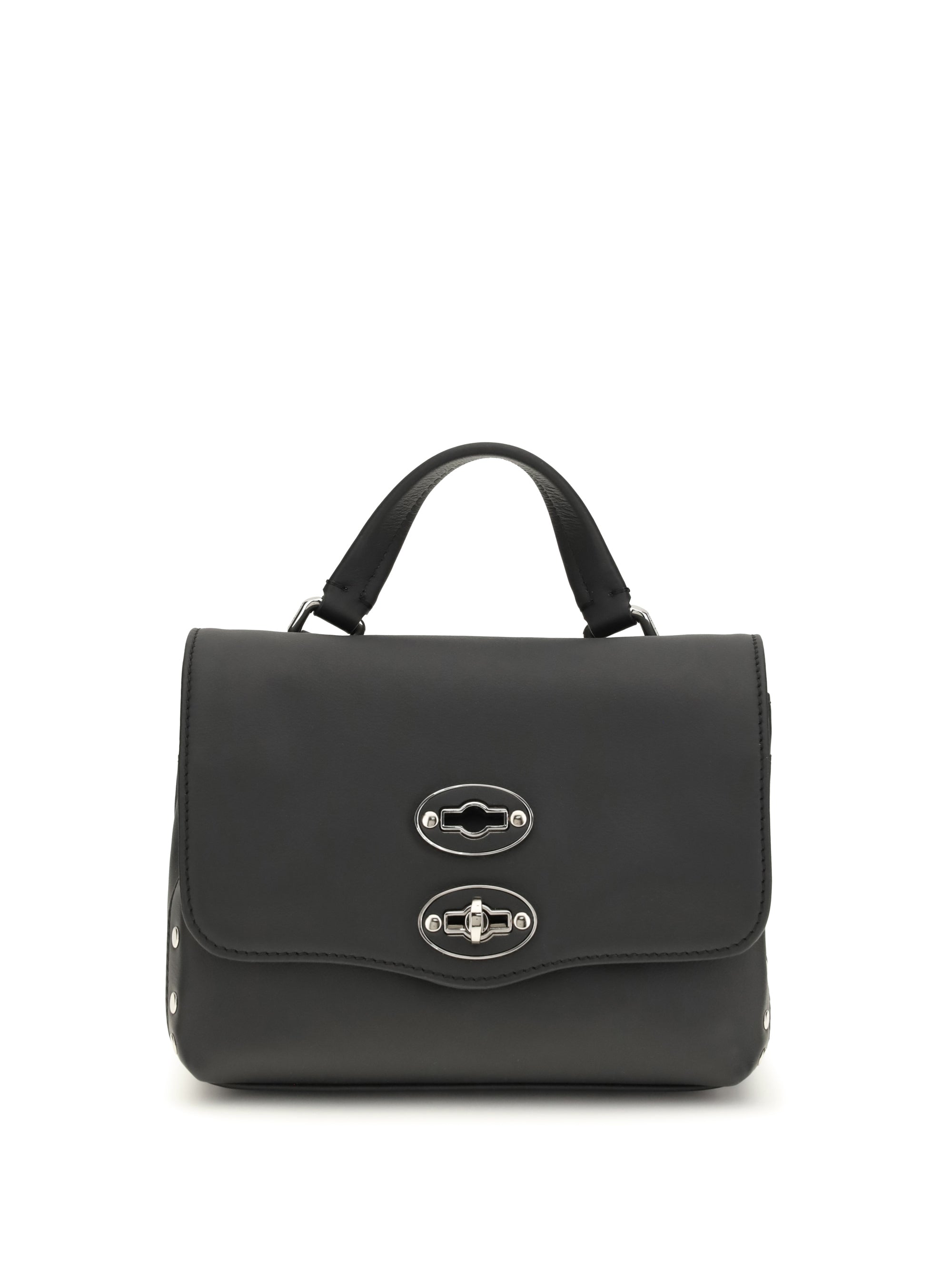 saeta baby leather postina handbag
