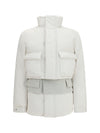 double padded jacket with zip closure