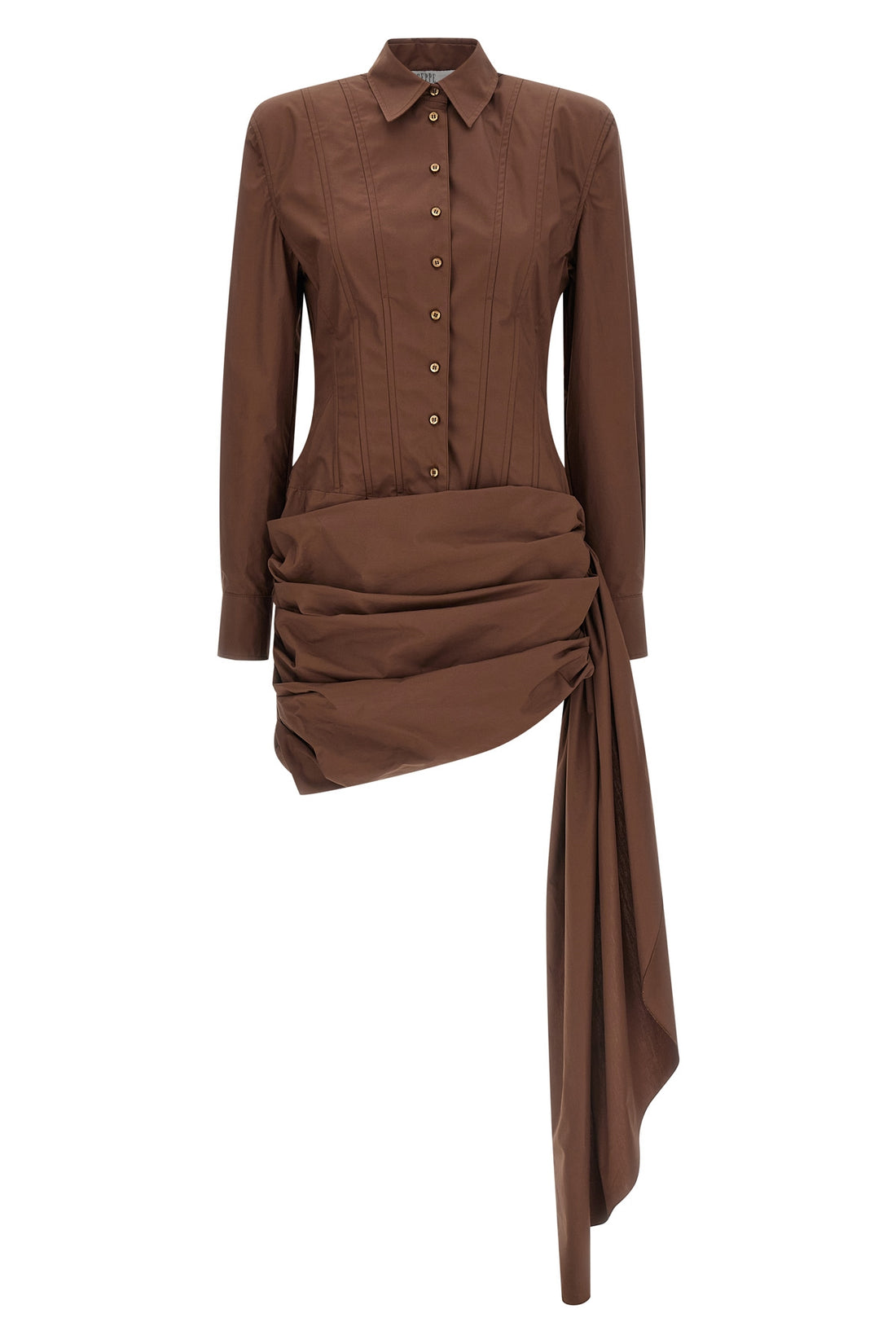 GIUSEPPE DI MORABITO 40 mini dress in cotton poplin