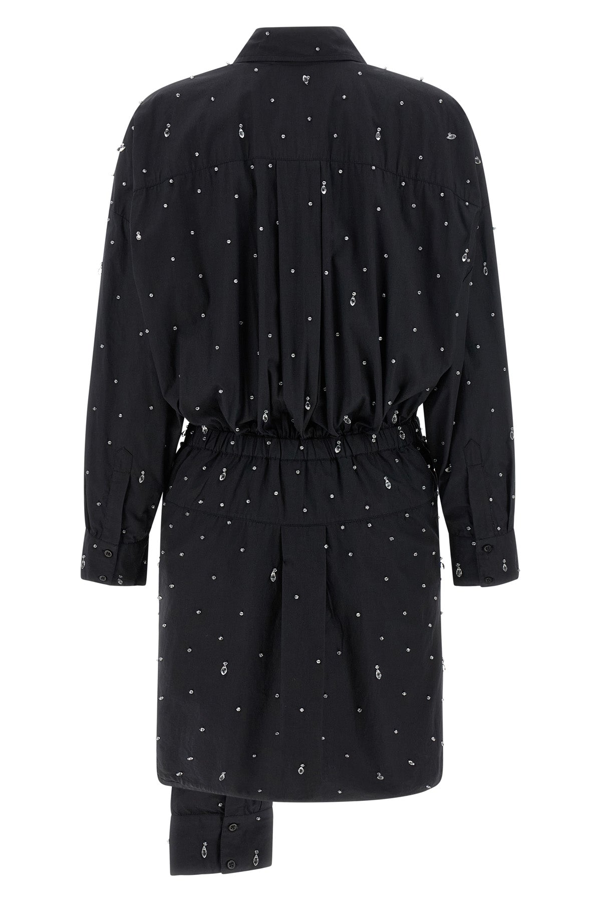 mini dress in cotton poplin
