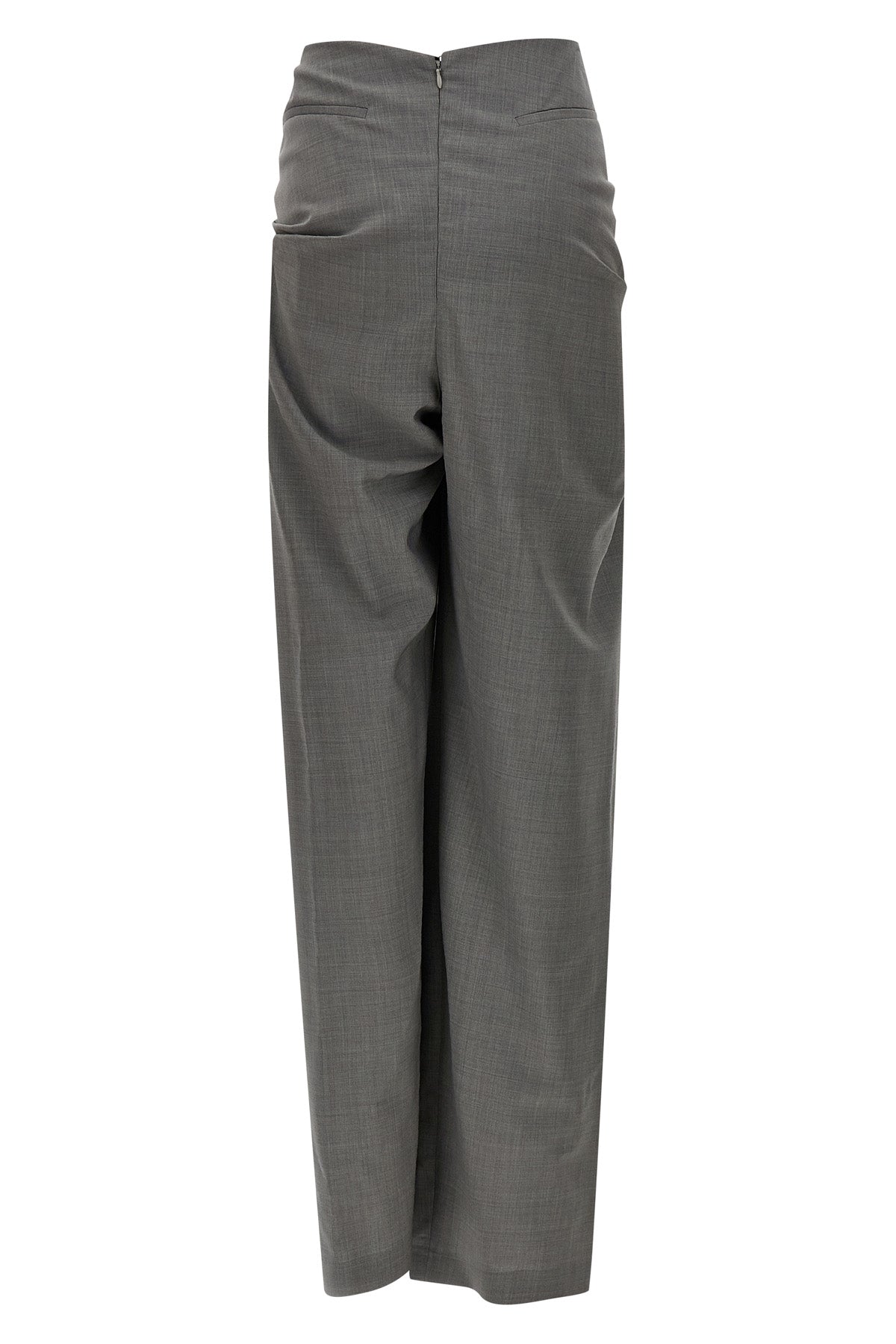 cool wool mélange trousers