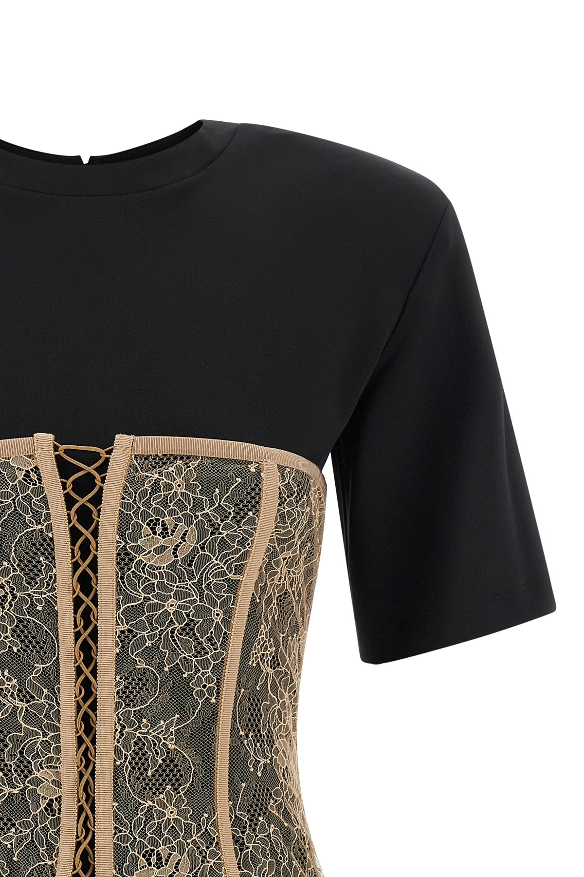 viscose blend crewneck t-shirt