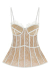 worked lace top
