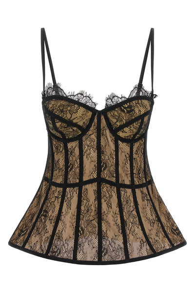 worked lace top
