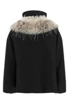 the bobby tela jacket defines winter volumes through a structured model and a re