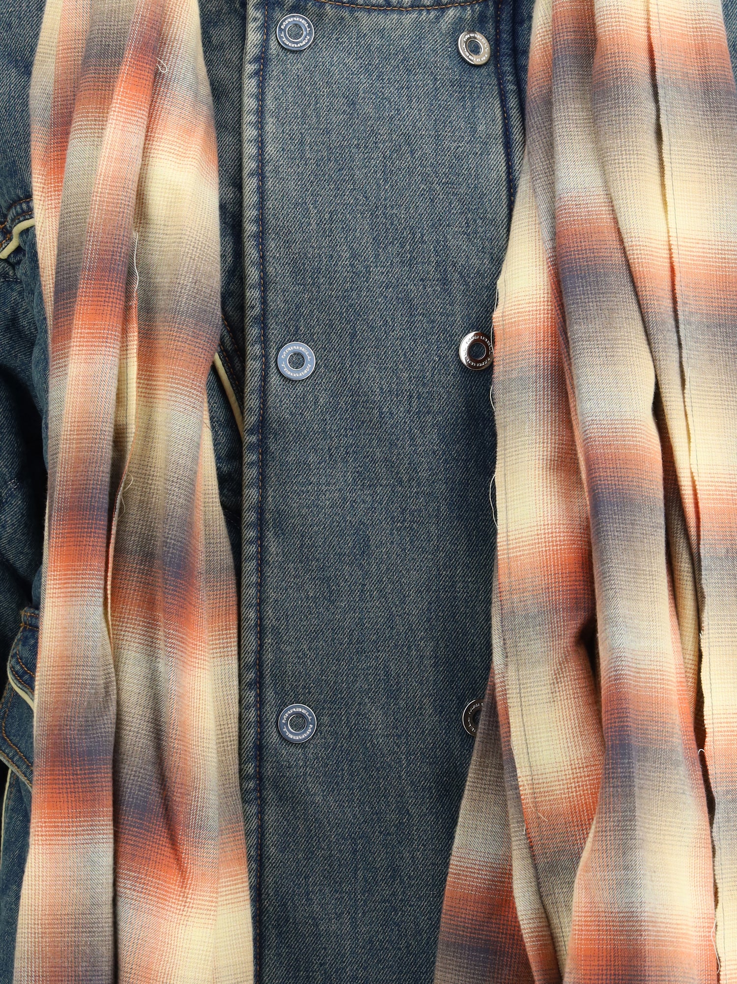 MARBELL 0 denim down jacket with scarf