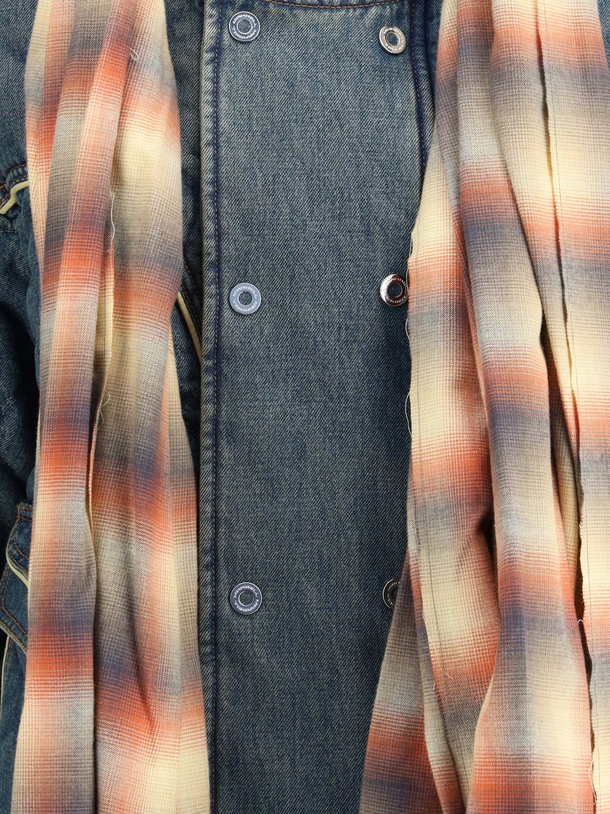 MARBELL 0 denim down jacket with scarf