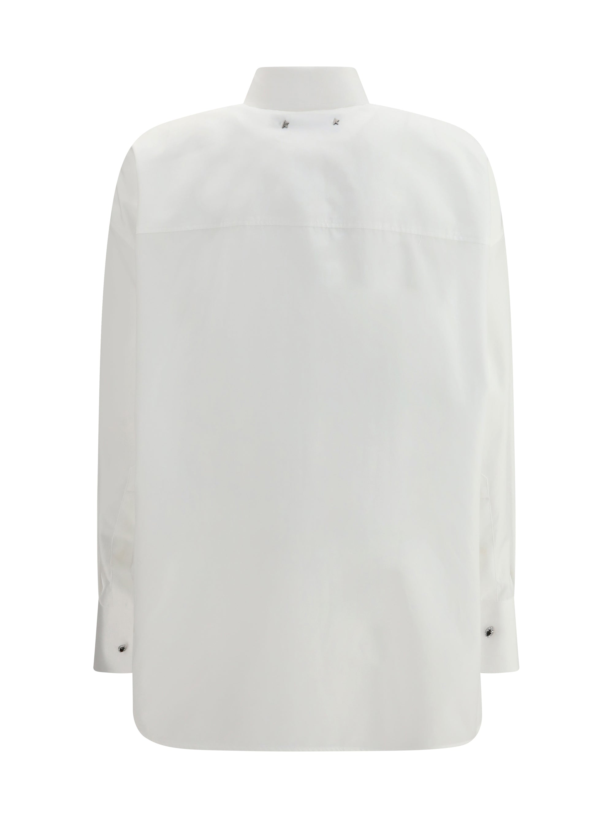GOLDEN GOOSE S oversized cotton poplin shirt