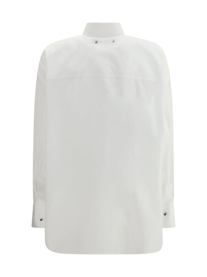 GOLDEN GOOSE S oversized cotton poplin shirt