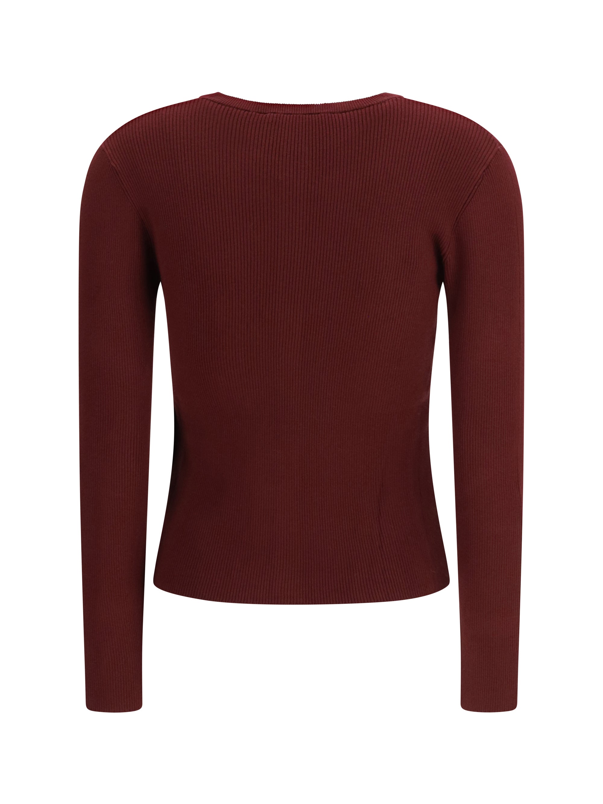 ribbed viscose cardigan