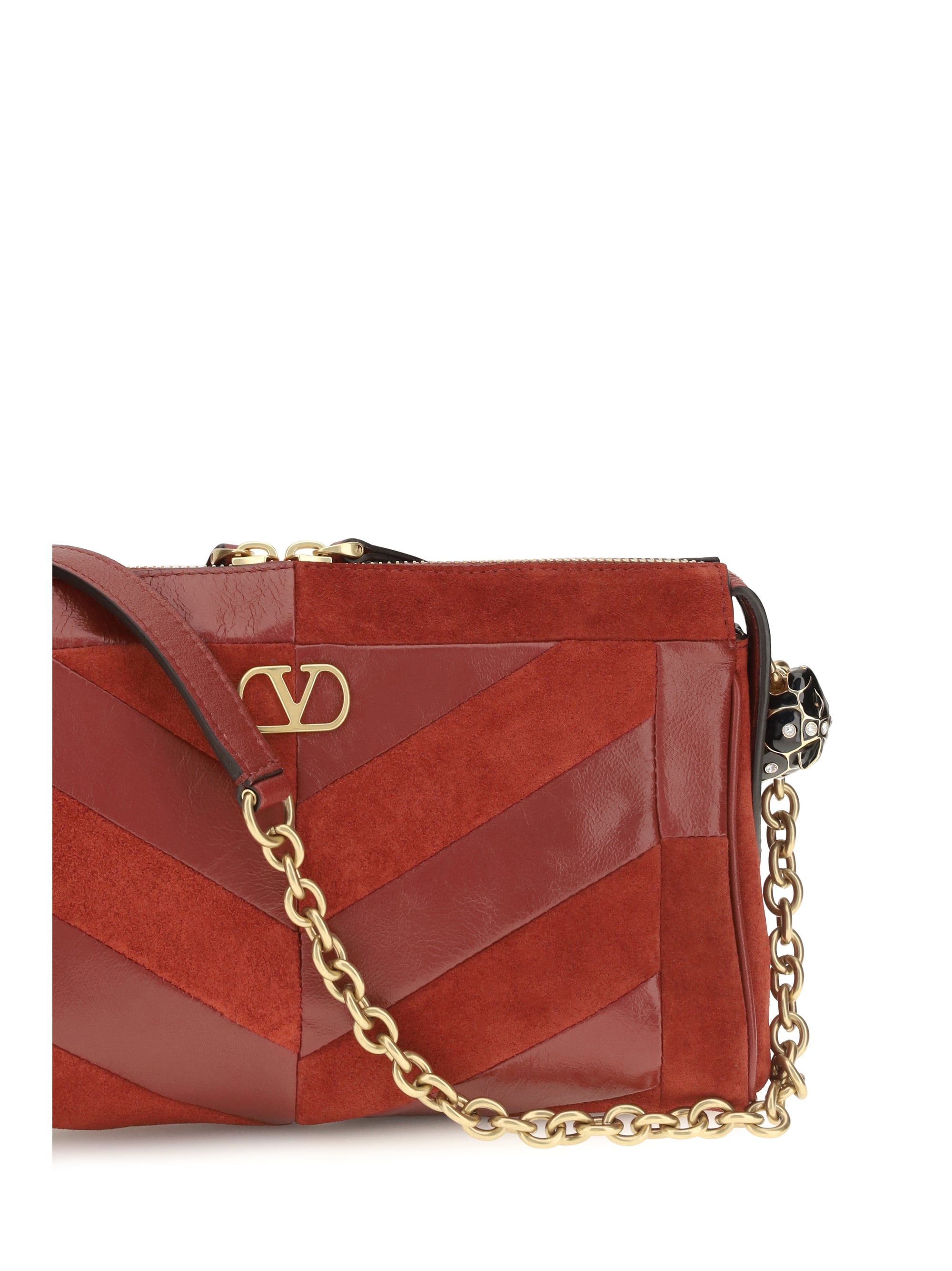 panthea shoulder bag chevron pattern